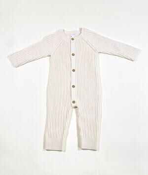 GRAYSON MINI BABY BOY RIBBED ROMPER SIZE 6/9M